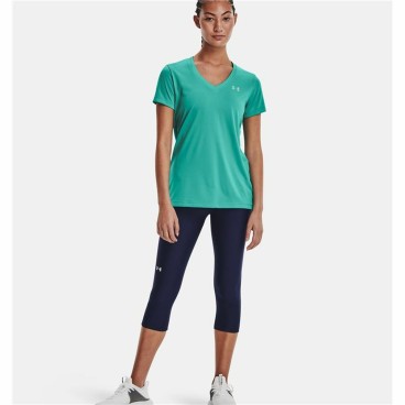 T-shirt med kortärm Dam Under Armour Tech SSV Solid Aquamarine