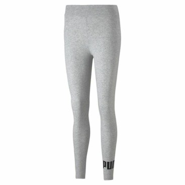 Sport-leggings, Dam Puma Essentials Logo Ljusgrå