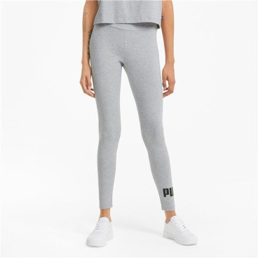 Sport-leggings, Dam Puma Essentials Logo Ljusgrå