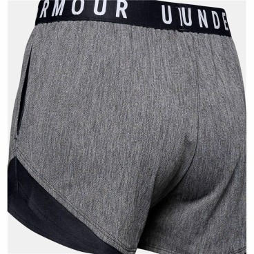 Sportshorts för kvinnor Under Armour Play Up 3.0 Twist Mörkgrå Svart