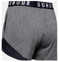 Sportshorts för kvinnor Under Armour Play Up 3.0 Twist Mörkgrå Svart