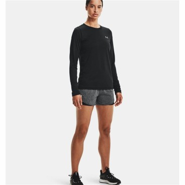 Sportshorts för kvinnor Under Armour Play Up 3.0 Twist Mörkgrå Svart