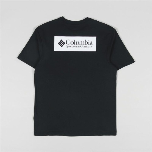 T-shirt med kortärm Herr Columbia Svart