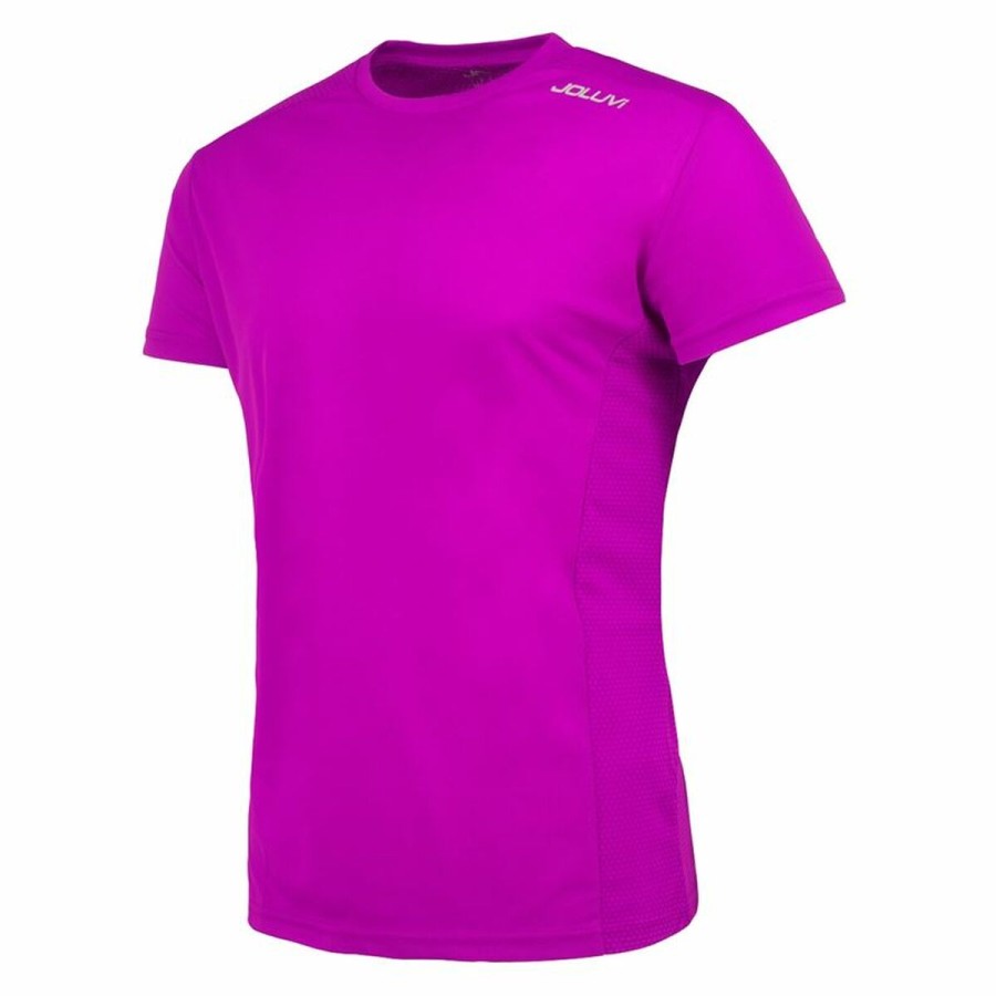 Joluvi 粉红色男士双面短袖 T 恤