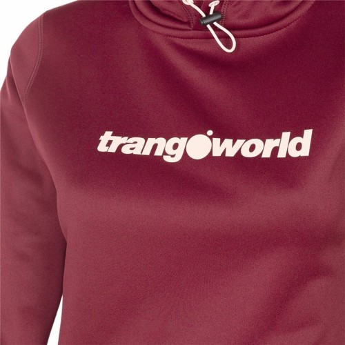 Trangoworld 栗色连帽女式运动衫