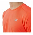 T-shirt med kortärm Herr New Balance Accelerate Orange