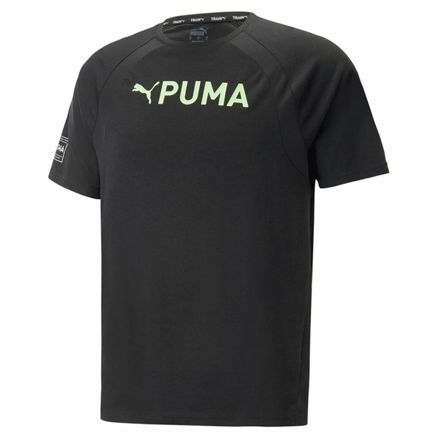 Puma Ultrabreathe 三色混纺男士短袖T恤（黑色