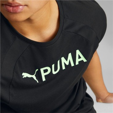 T-shirt med kortärm Herr Puma Ultrabreathe Triblend Svart