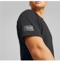 T-shirt med kortärm Herr Puma Ultrabreathe Triblend Svart