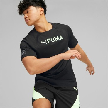 T-shirt med kortärm Herr Puma Ultrabreathe Triblend Svart