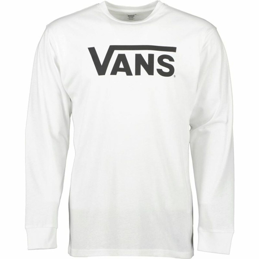 T-shirt med lång ärm Herr Vans Classic Vit