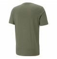 T-shirt med kortärm Herr Puma Ess Tape Camo Moss S Grön Oliv