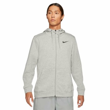 Nike 灰色 Dri-FIT 男子运动夹克