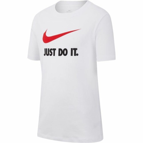 Barn T-shirt med kortärm Nike Sportswear Vit