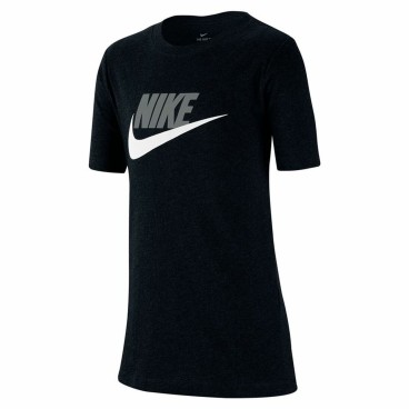 Barn T-shirt med kortärm Nike Sportswear Svart