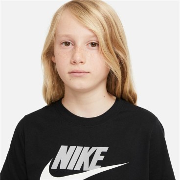 Barn T-shirt med kortärm Nike Sportswear Svart