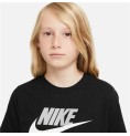 Barn T-shirt med kortärm Nike Sportswear Svart