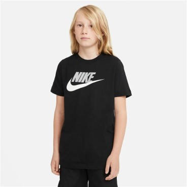 Barn T-shirt med kortärm Nike Sportswear Svart