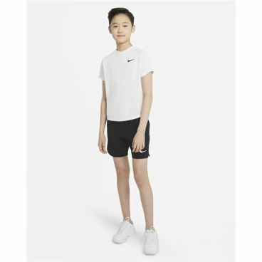 Barn T-shirt med kortärm Nike Court Dri-FIT Victory Vit