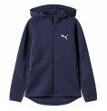 Puma 深蓝色 Evostripe 全拉链连帽拉链运动衫