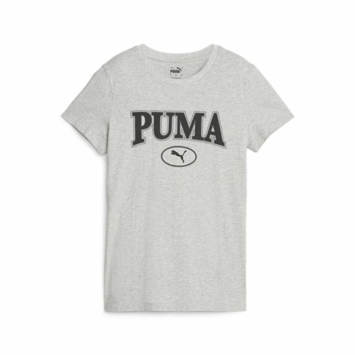 T-shirt med kortärm Puma Squad Graphicc Tlight Ljusgrå (XS)