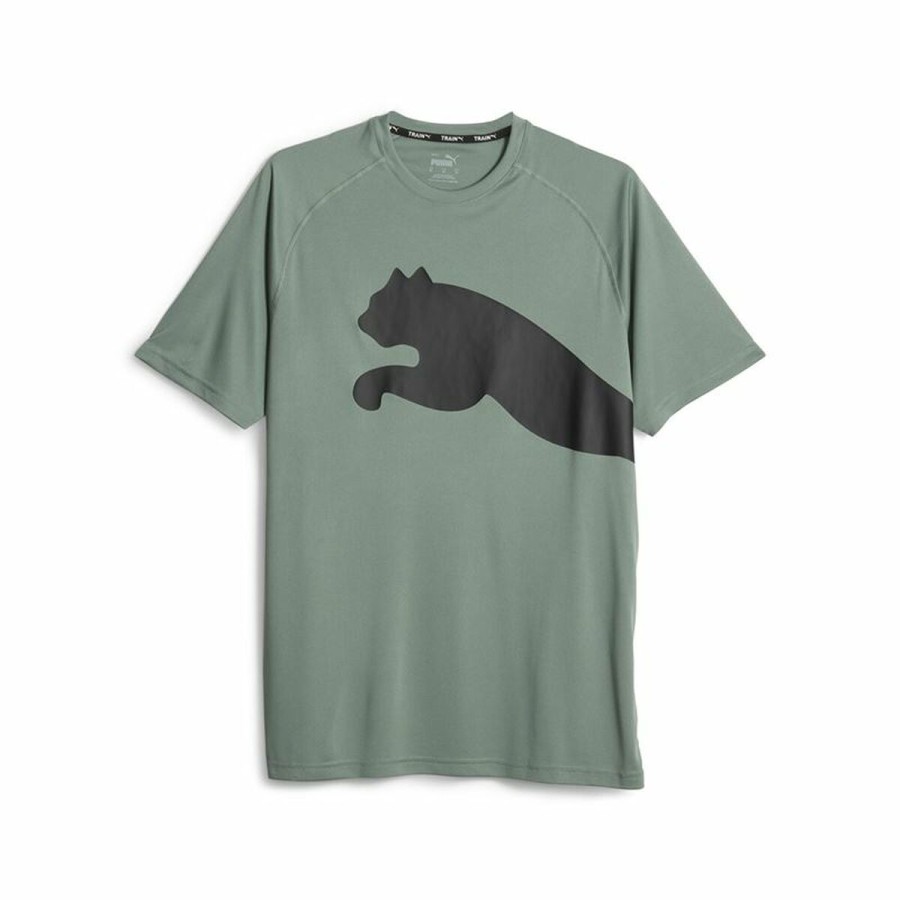 T-shirt med kortärm Herr Puma 523863 44 Grön (M)