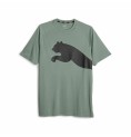 T-shirt med kortärm Herr Puma 523863 44 Grön (M)