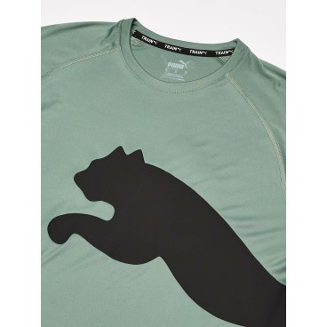 T-shirt med kortärm Herr Puma 523863 44 Grön (M)