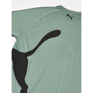 T-shirt med kortärm Herr Puma 523863 44 Grön (M)