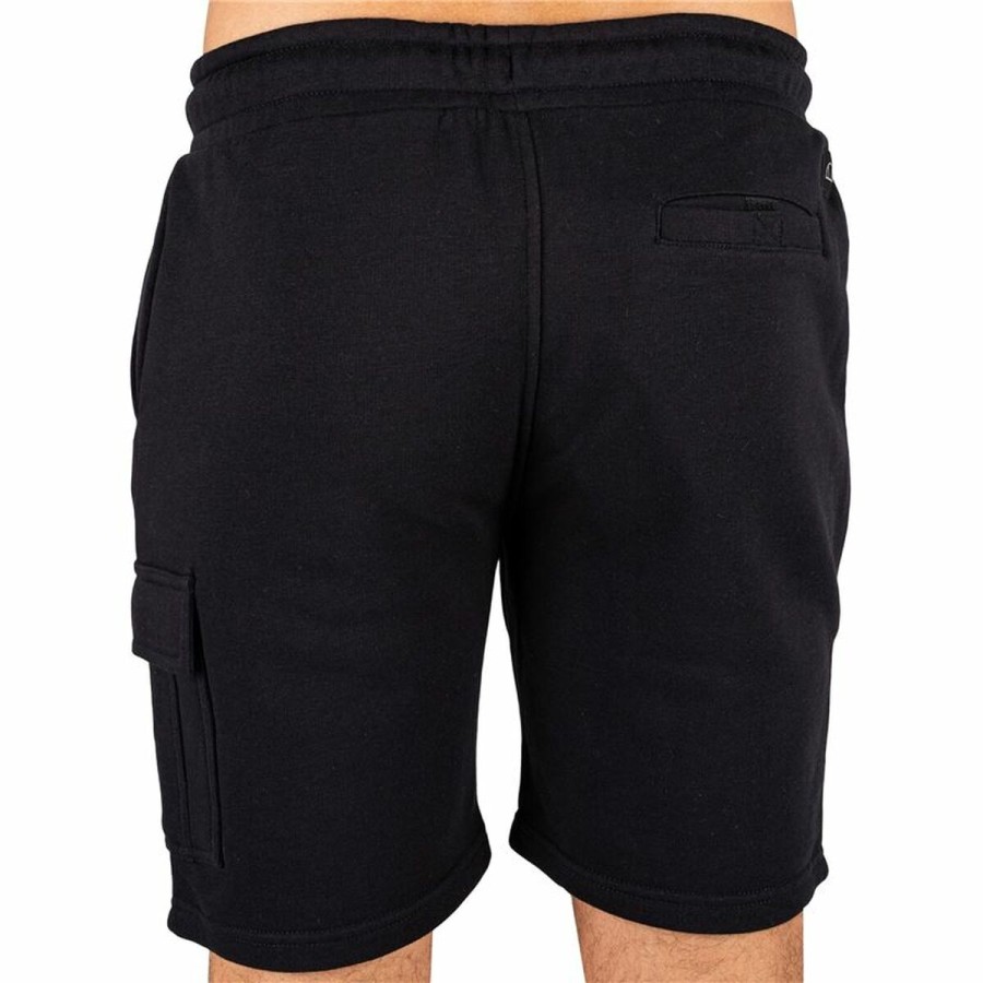 Sportshorts för män Ellesse Michael Fleece Svart