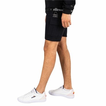 Sportshorts för män Ellesse Michael Fleece Svart