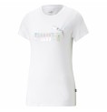 T-shirt med kortärm Dam Puma Ess+ Nova Shine Vit