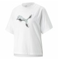 T-shirt med kortärm Dam Puma Modernoversi Vit