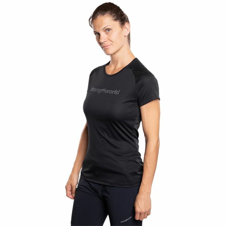 Trangoworld 黑色 Chovas Berg 女式短袖 T 恤