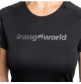 T-shirt med kortärm Dam Trangoworld Chovas Berg Svart