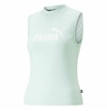 Ärmlös sporttröja Dam Puma Slim Logo Tank Aquamarine