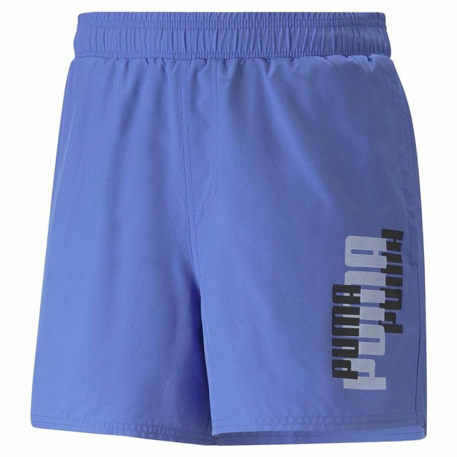 Sportshorts för män Puma Ess+ Logo Power Blå