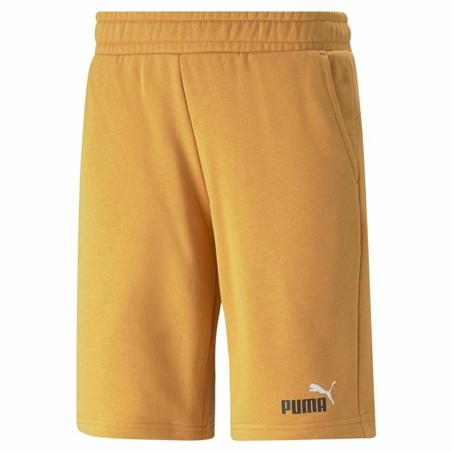 Puma Ess+ 2 Cols 橙色深橙色男士运动短裤