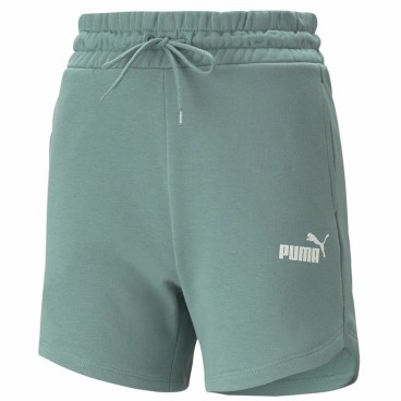 Sportshorts för män Puma Ess 5" High Waist Aquamarine Grön