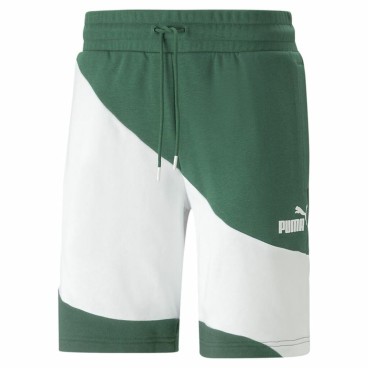 Sportshorts för män Puma Power Cat Grön