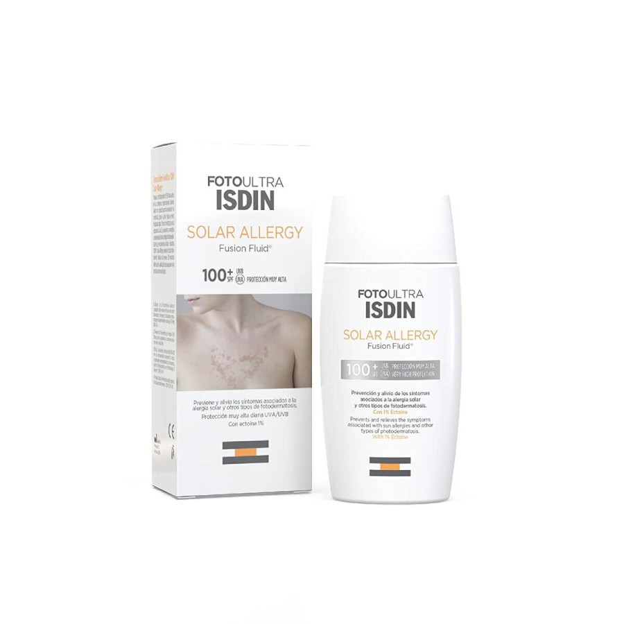 Solskydd Isdin Foto Ultra Solar Allergy Spf 100 (50 ml)