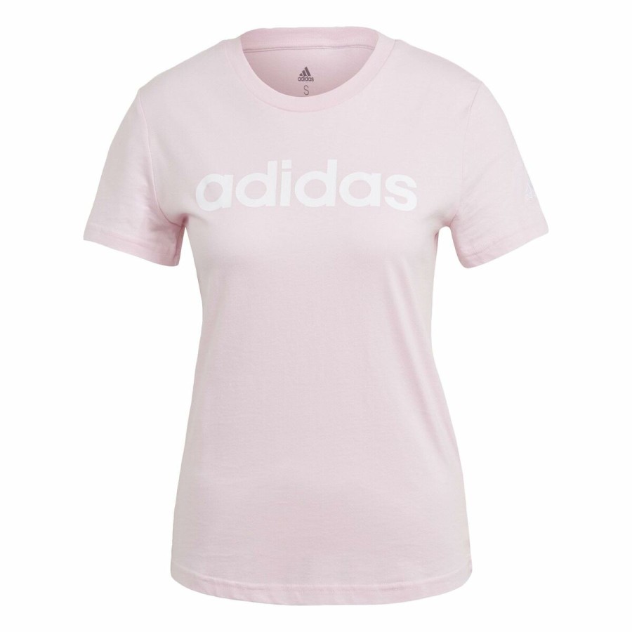 T-shirt med kortärm Dam Adidas L