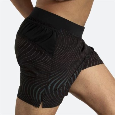 Sportshorts för män Brooks Sherpa 5" Svart