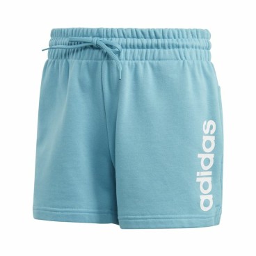 Sportshorts för kvinnor Adidas Linear Ljusturkos