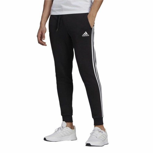 Byxor för vuxna Adidas 3 Stripes Fl F Pt Svart Män