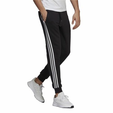 Byxor för vuxna Adidas 3 Stripes Fl F Pt Svart Män