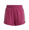 Sportshorts för barn Adidas 3 Stripes Mörkrosa