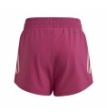 Sportshorts för barn Adidas 3 Stripes Mörkrosa