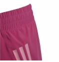 Sportshorts för barn Adidas 3 Stripes Mörkrosa