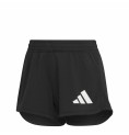 Sportshorts för kvinnor Adidas Pacer 3 Stripes Knit Svart